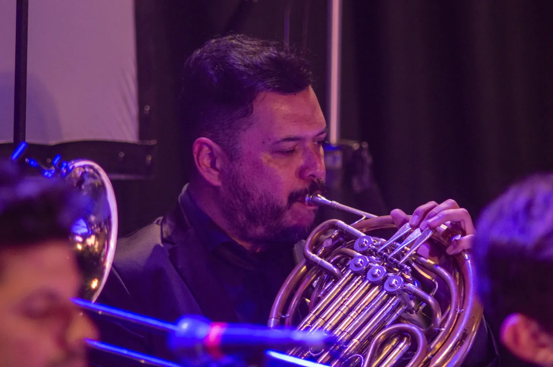 La orquesta en escena